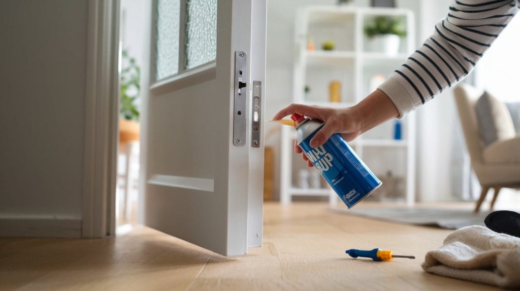 Réparer une porte qui grince : méthodes rapides et économiques