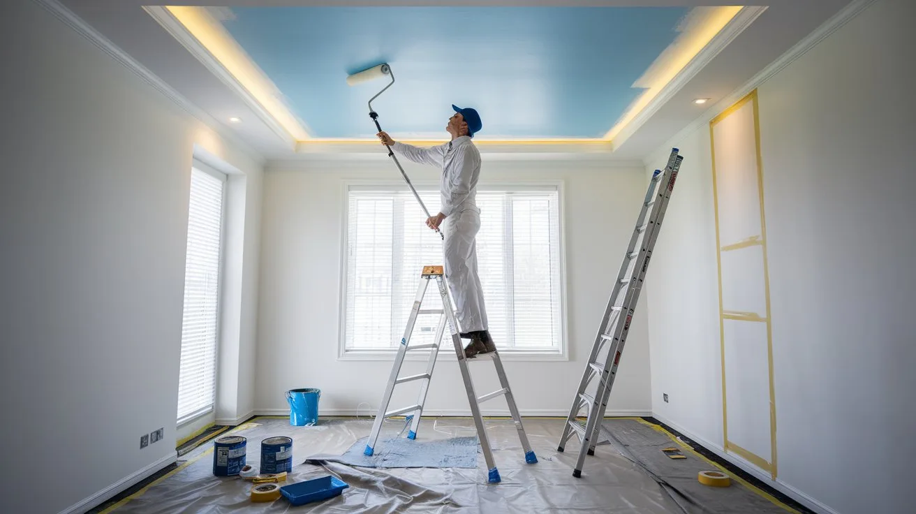 Comment peindre un plafond sans laisser de traces : techniques de pro