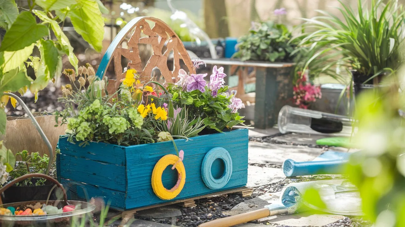 Déco jardin : comment créer une jardinière fait maison originale et économique