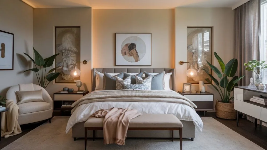 Décorer une chambre adulte moderne et cosy