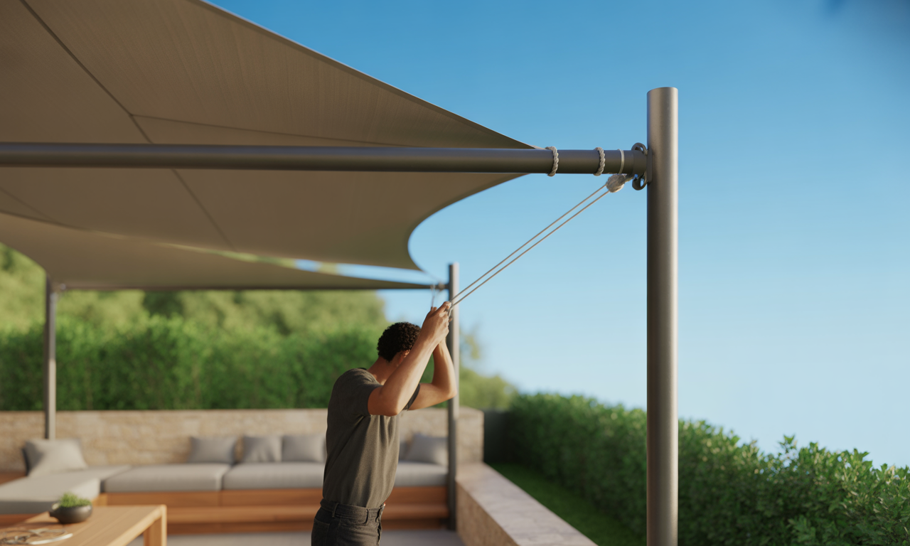 découvrez comment installer facilement une voile d'ombrage sur votre terrasse pour profiter d'un espace extérieur ombragé et élégant tout en vous protégeant du soleil.