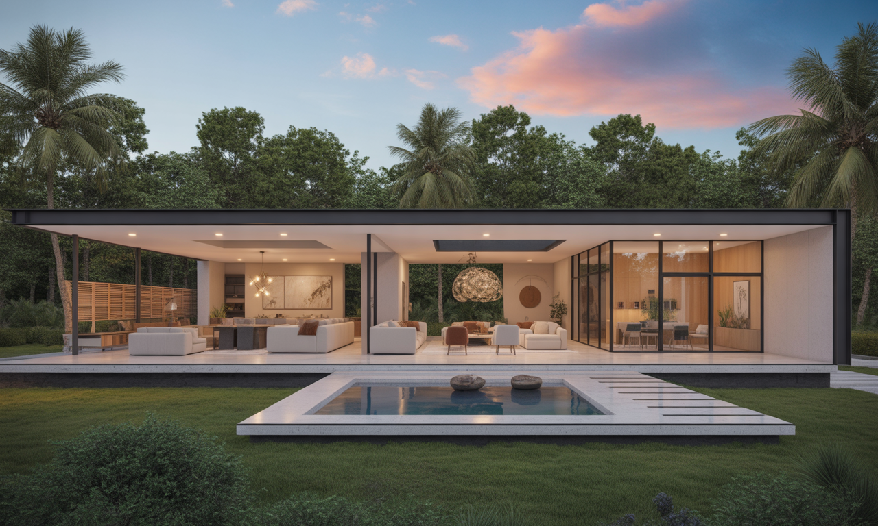 découvrez comment concevoir un plan de maison de plain-pied avec trois chambres, incluant une suite parentale, pour un espace de vie fonctionnel et confortable.