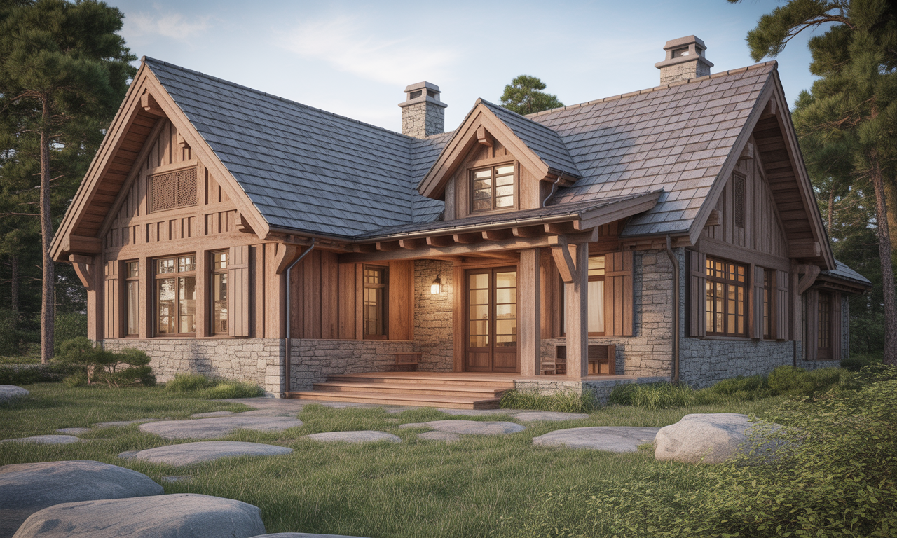 découvrez comment l'association du bois et de la pierre crée une maison alliant charme naturel et durabilité exceptionnelle.