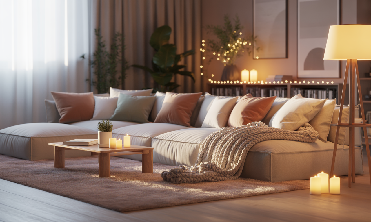 découvrez nos conseils pour aménager un salon cocooning et créer un espace chaleureux et confortable où il fait bon se détendre.