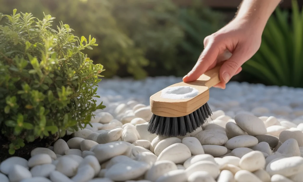 apprenez comment nettoyer efficacement vos cailloux blancs grâce au bicarbonate de soude, une méthode simple et écologique pour leur redonner éclat et propreté.