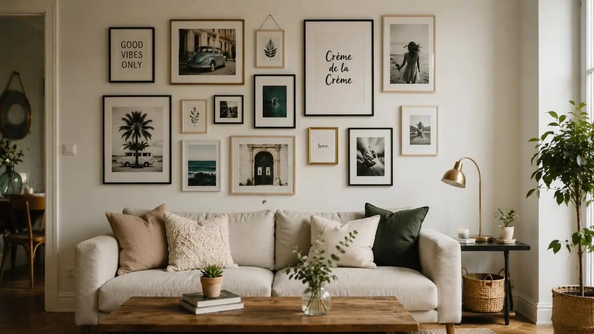 Comment créer une galerie murale réussi chez soi